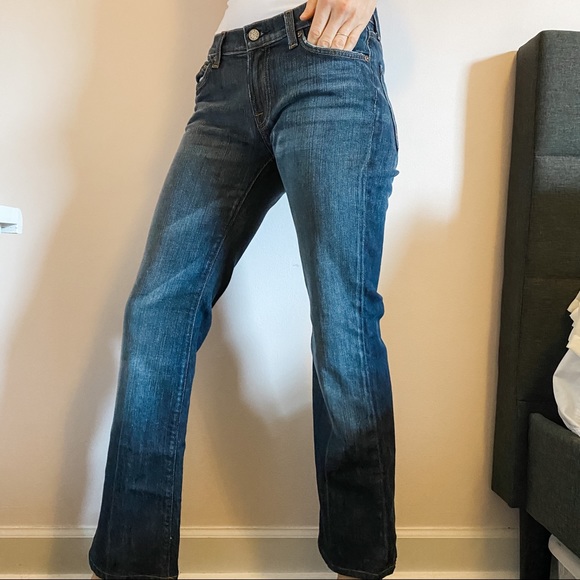 VTG Bebe Medium Wash Boot Cut Low Rise Jeans | 29 - Picture 3 of 6